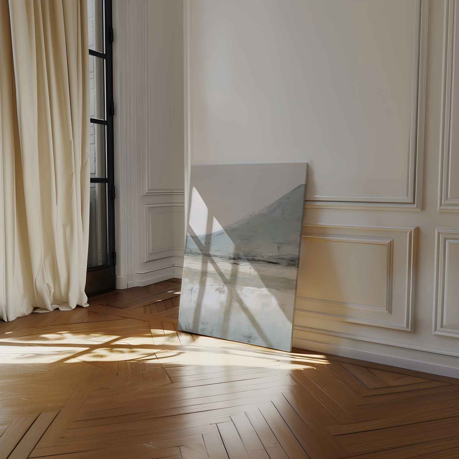 Bergen in Mist Kunstwerk-canvas-dibond-plexiglas-wanddecoratie-WallArtistic