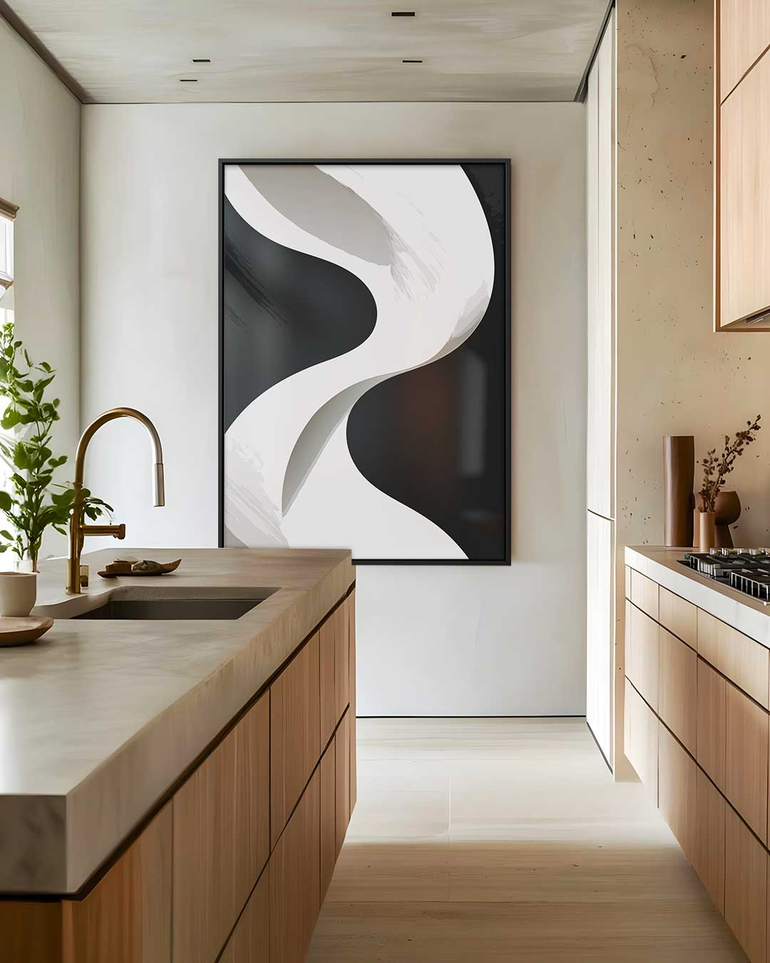 Golvende Gratie Kunstwerk-canvas-dibond-plexiglas-wanddecoratie-WallArtistic