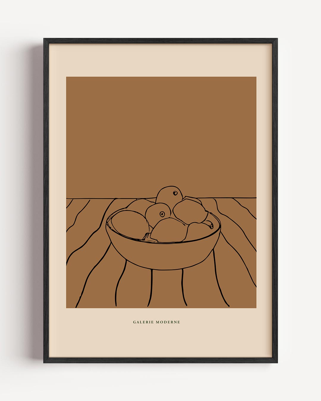 Stijlvolle Simpele Kom met Fruit Poster-WallArtistic