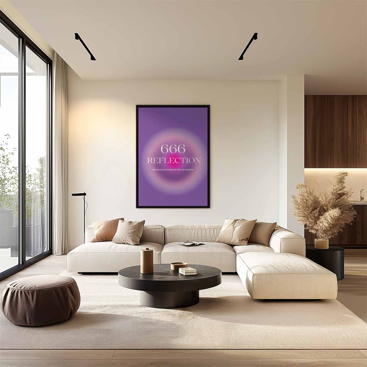 Reflectie van Zingeving Kunstwerk-canvas-dibond-plexiglas-wanddecoratie-WallArtistic