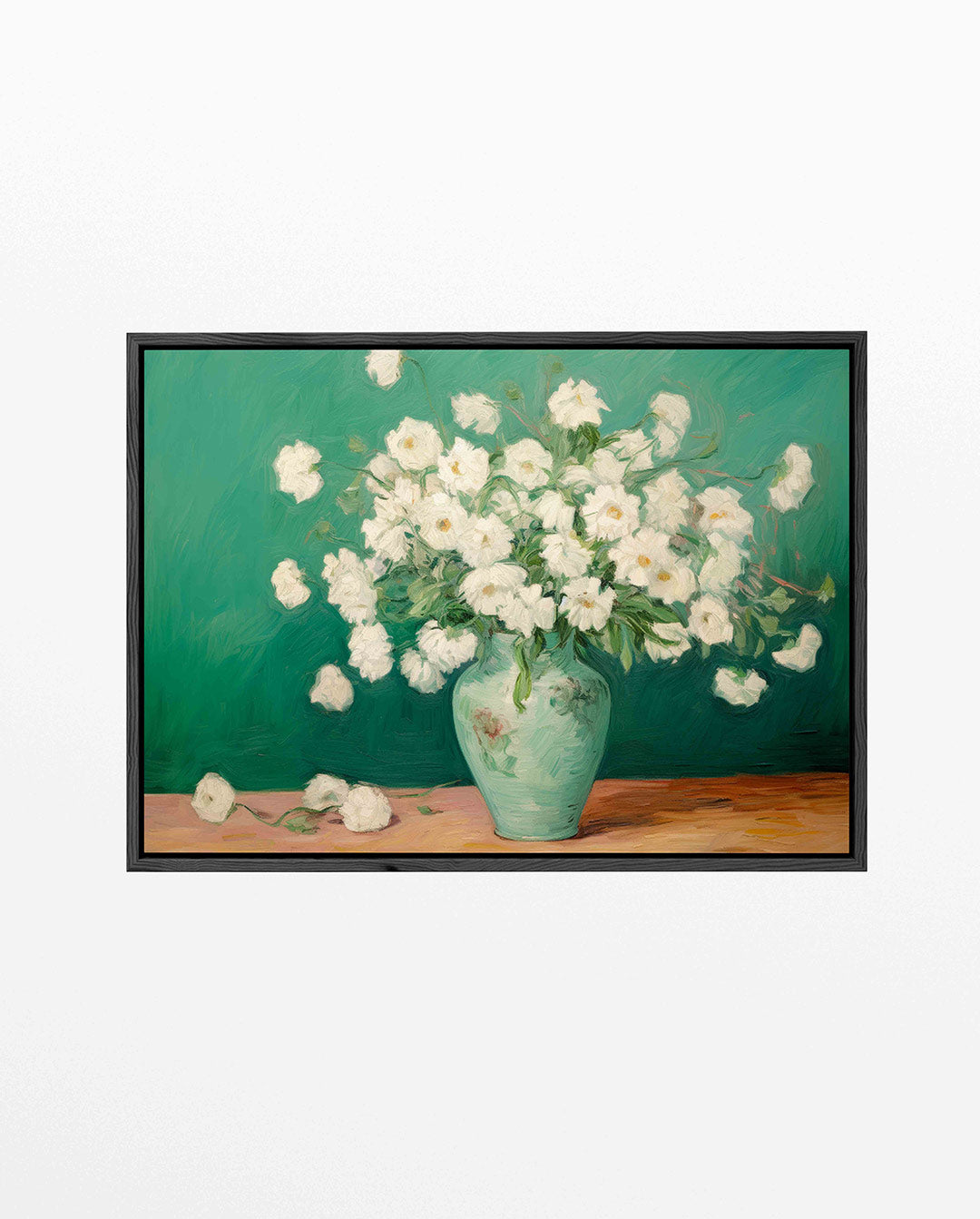 Bloemen in vaas Kunstwerk