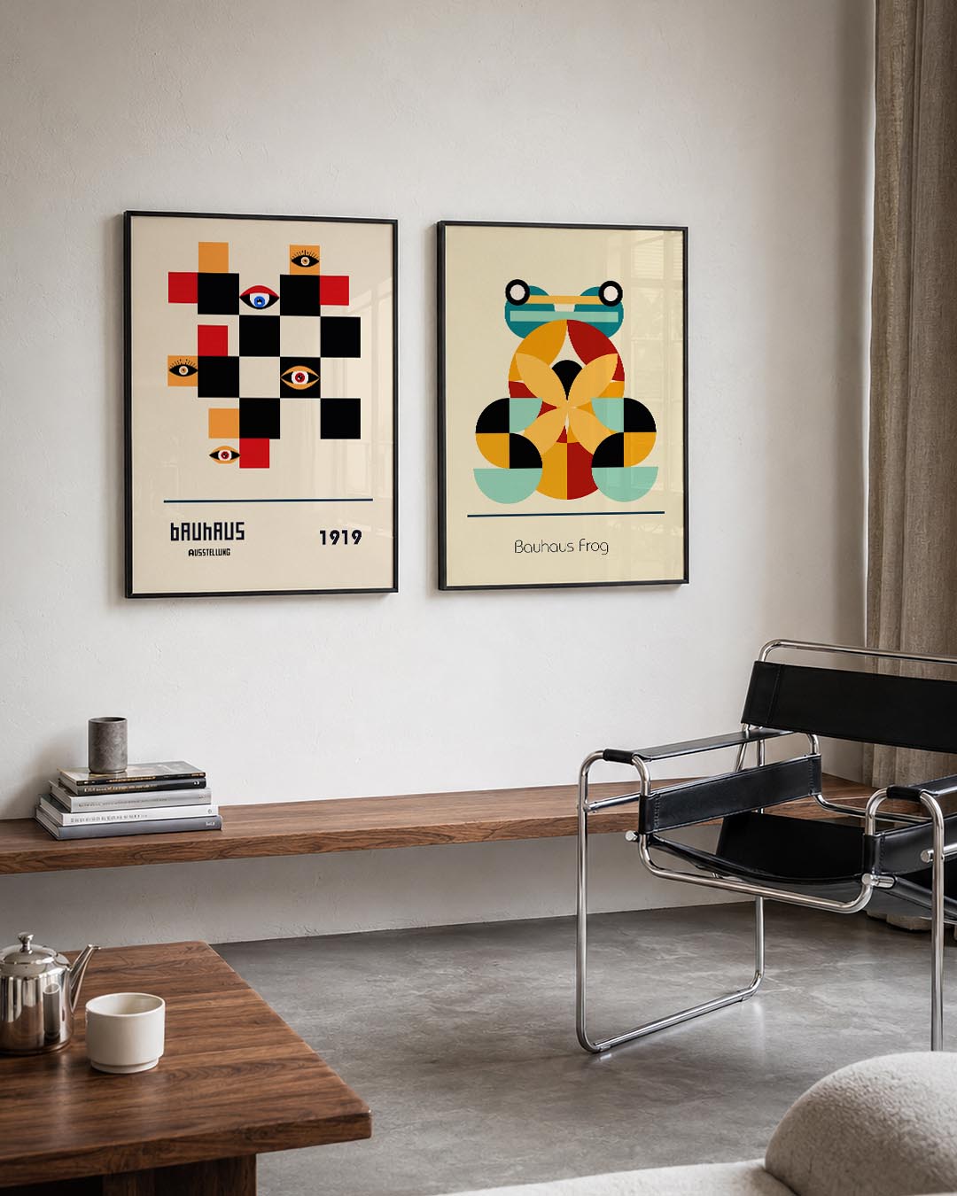 Oog en vlak Posterset