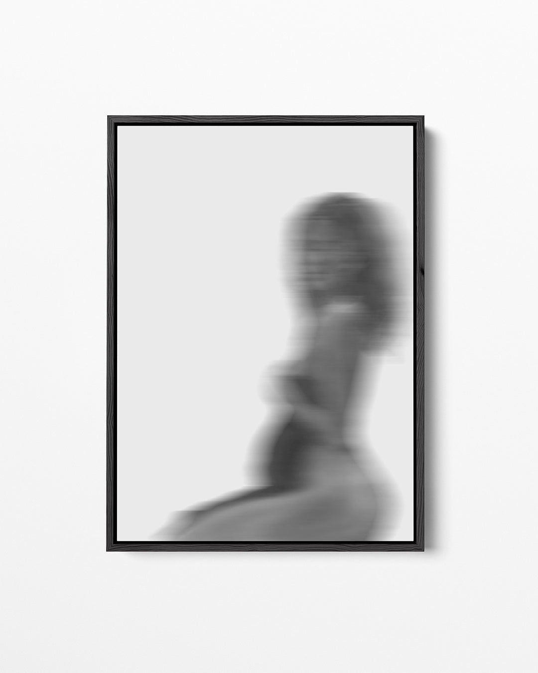 Vervagende silhouet Kunstwerk