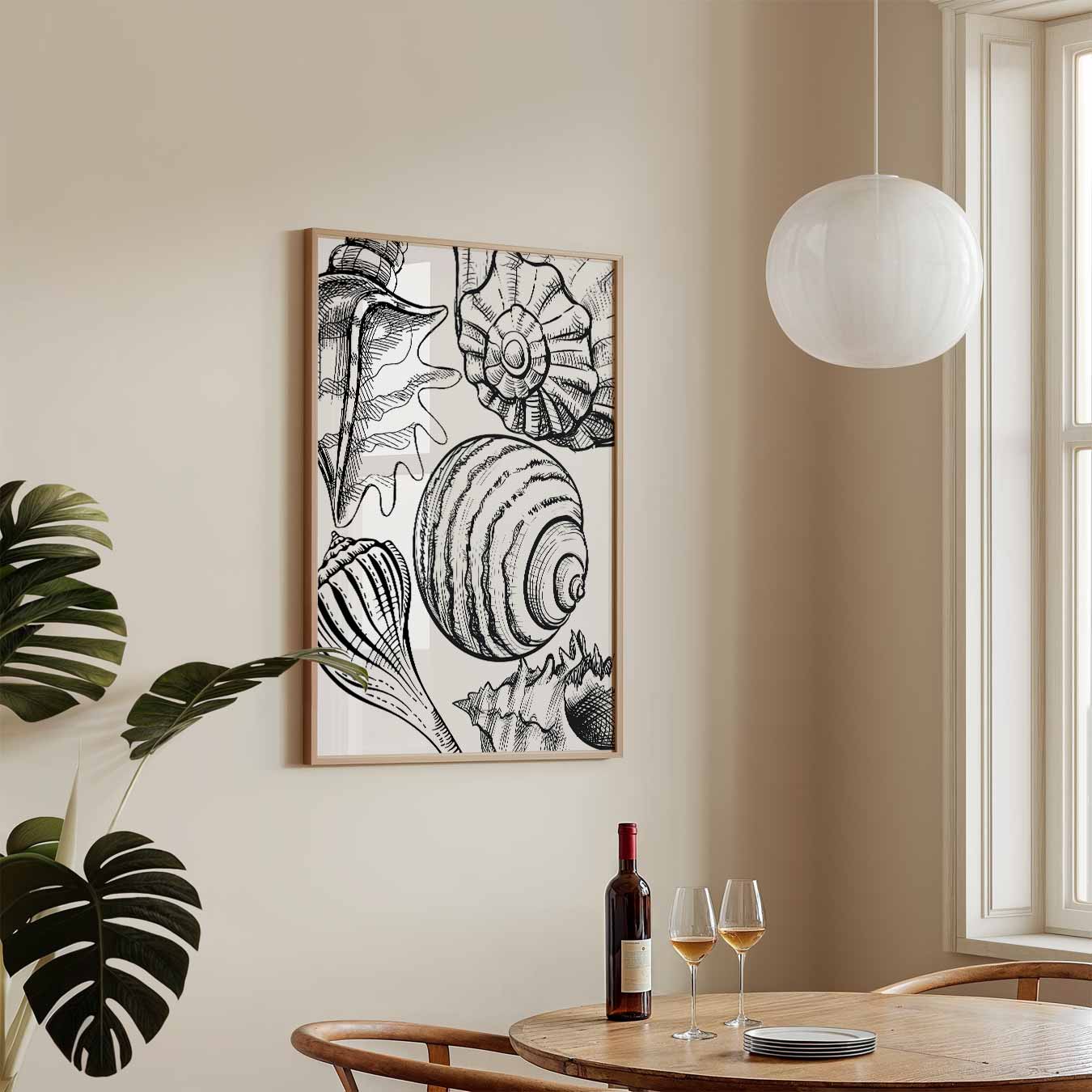 Schelpen Kunstposter
