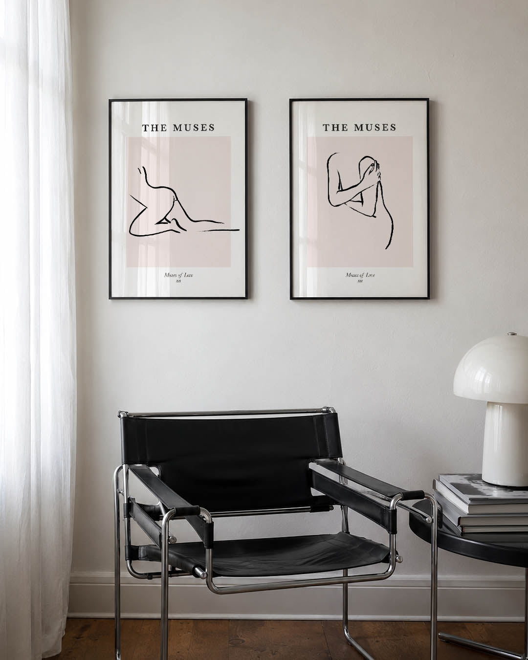 Lijnenspel en vormen Posterset