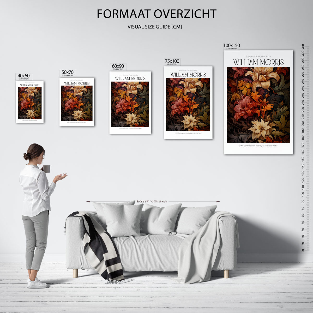 Bloemrijke droom Kunstwerk