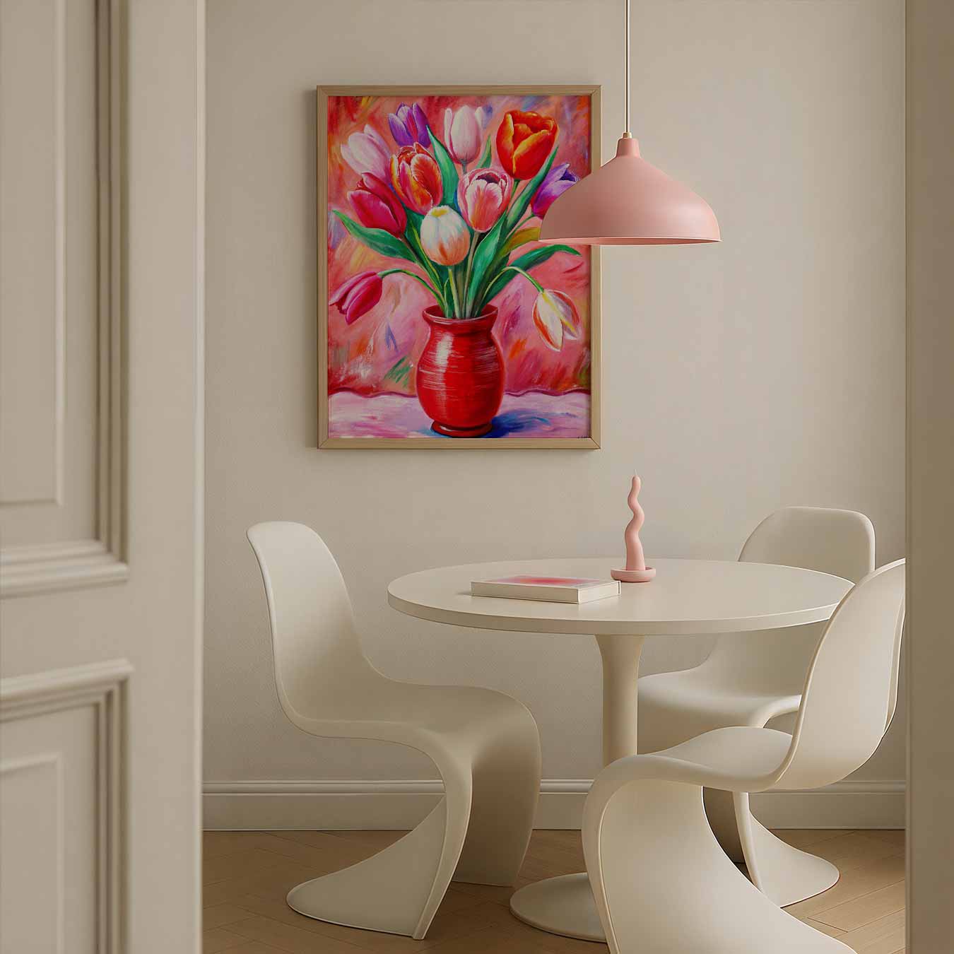 Levendige Tulpenpracht Poster