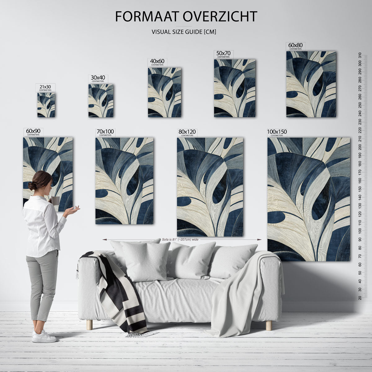 Abstracte vormen Poster