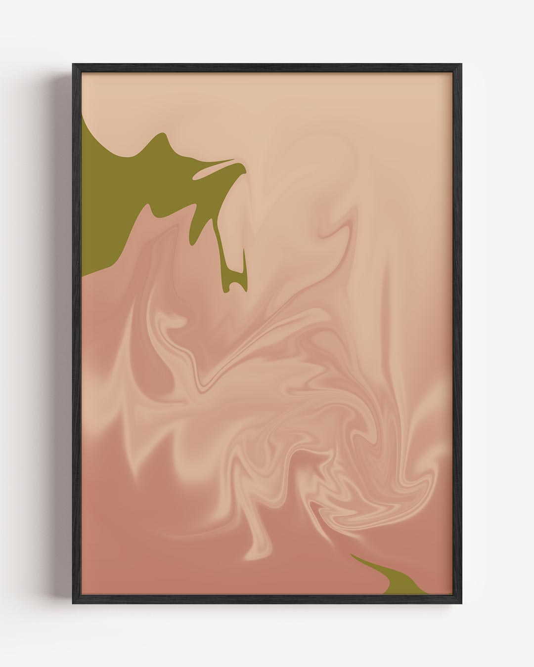 Dromerige Abstracte Aardetinten Poster-WallArtistic