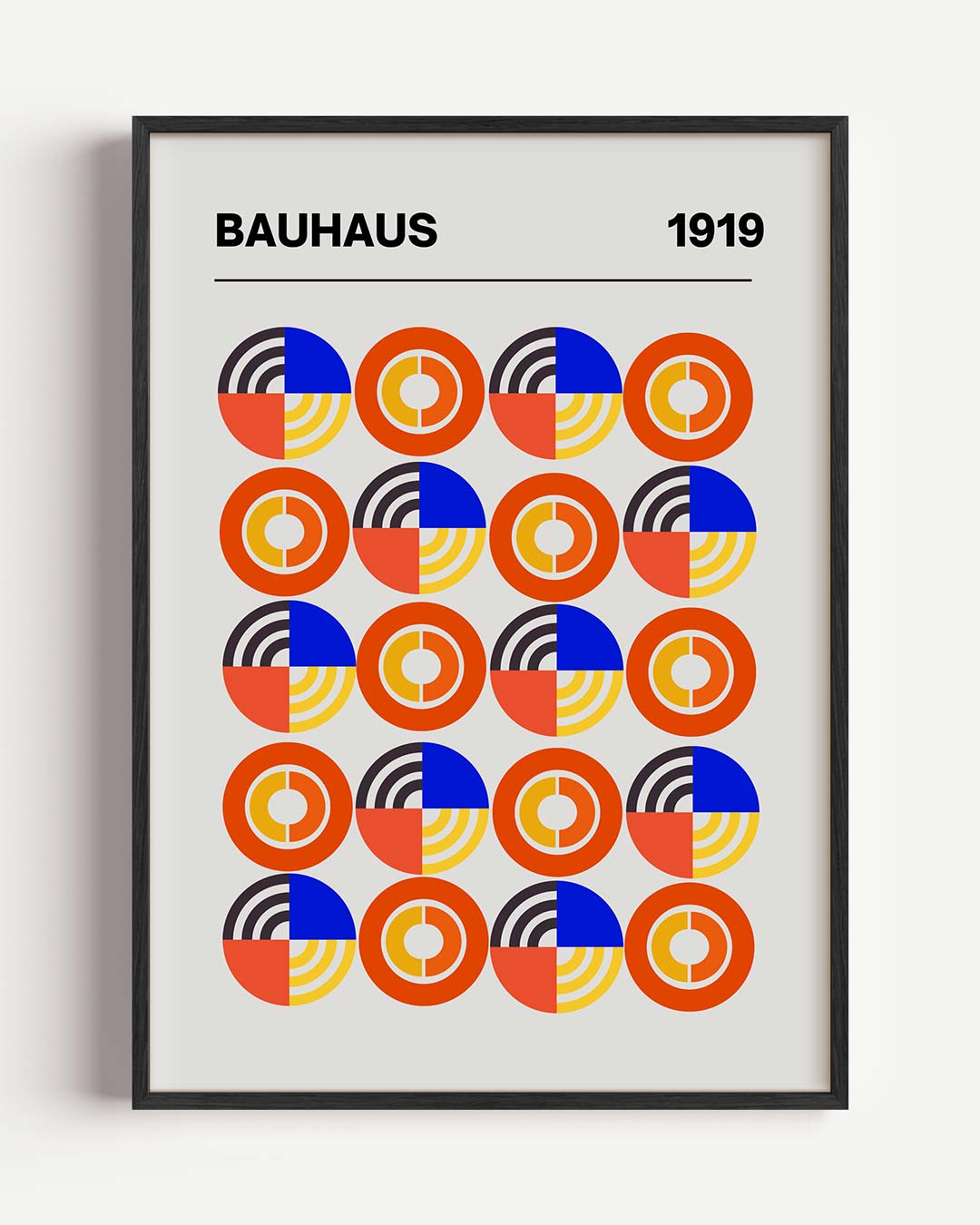 Bauhaus Stijlvolle Geometrische Poster