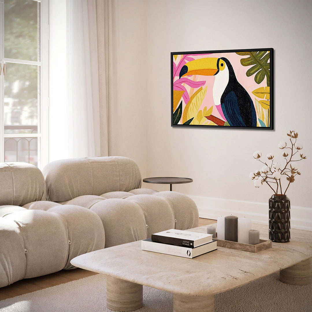 Vrolijke toekan Kunstwerk
