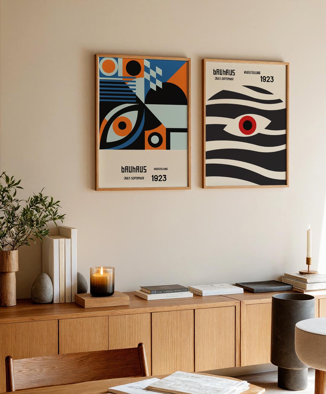 Vormen en vlakkenspel Posterset