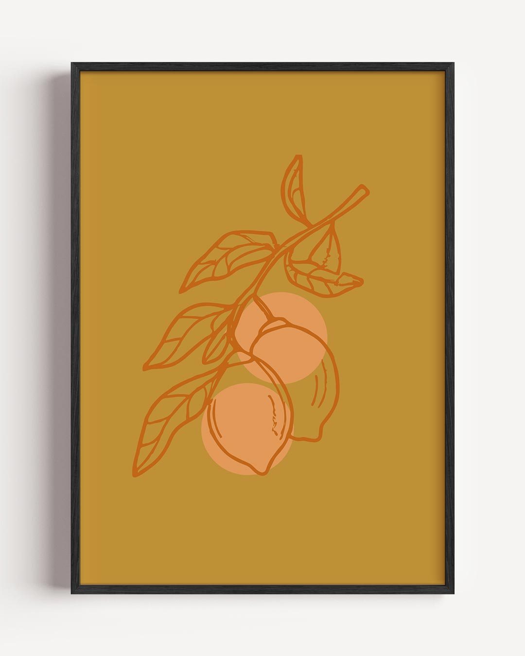 Citruskunst aan de Muur Poster-WallArtistic
