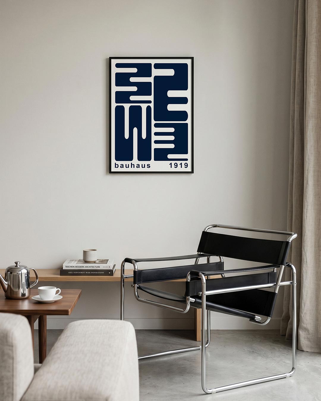 Vorm en lijnenspel Poster