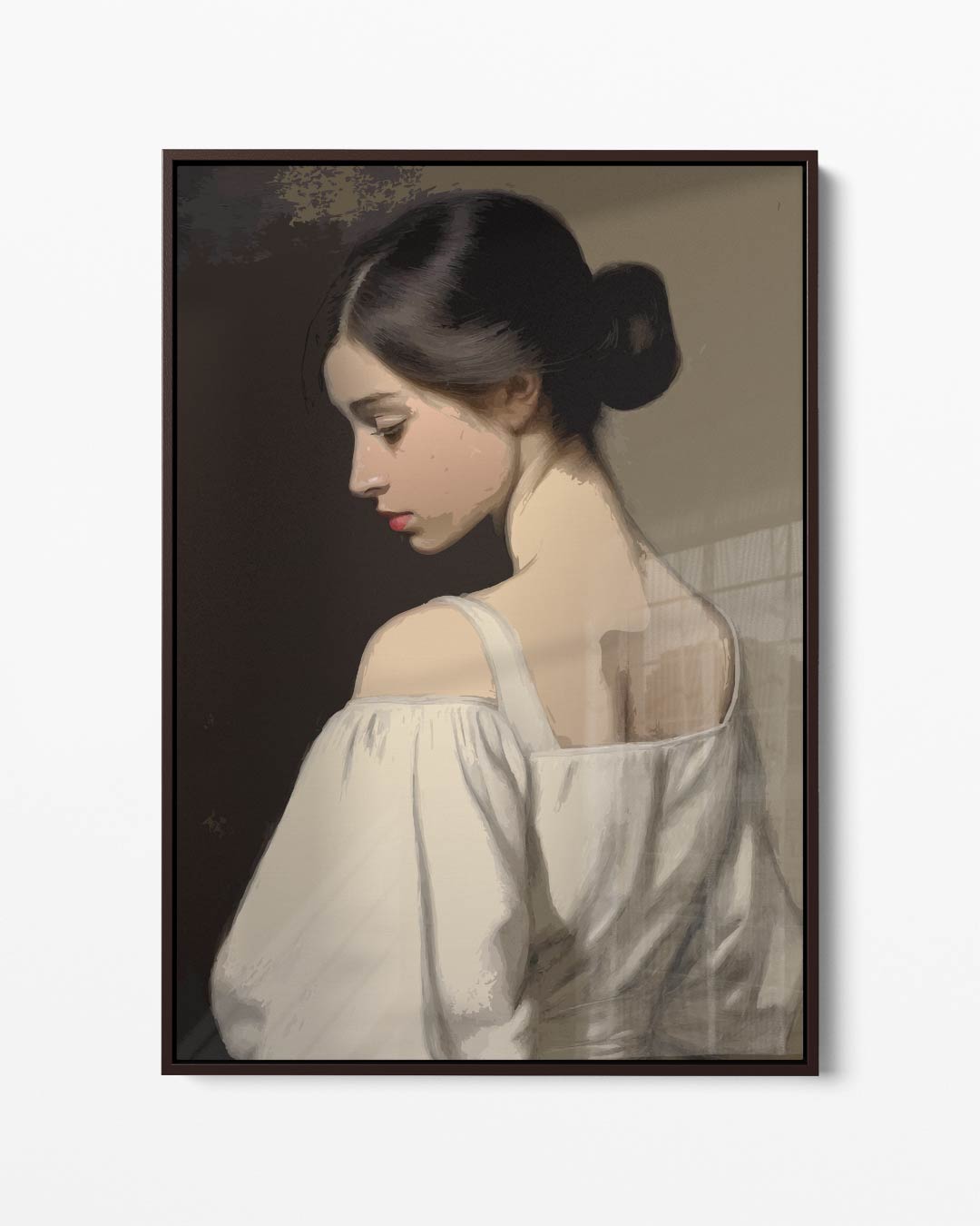 Elegante Terugblik Kunstwerk-canvas-dibond-plexiglas-wanddecoratie-WallArtistic