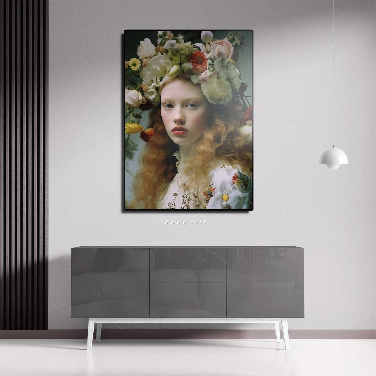Bloemenpracht in Pasteltinten Kunstwerk-canvas-dibond-plexiglas-wanddecoratie-WallArtistic