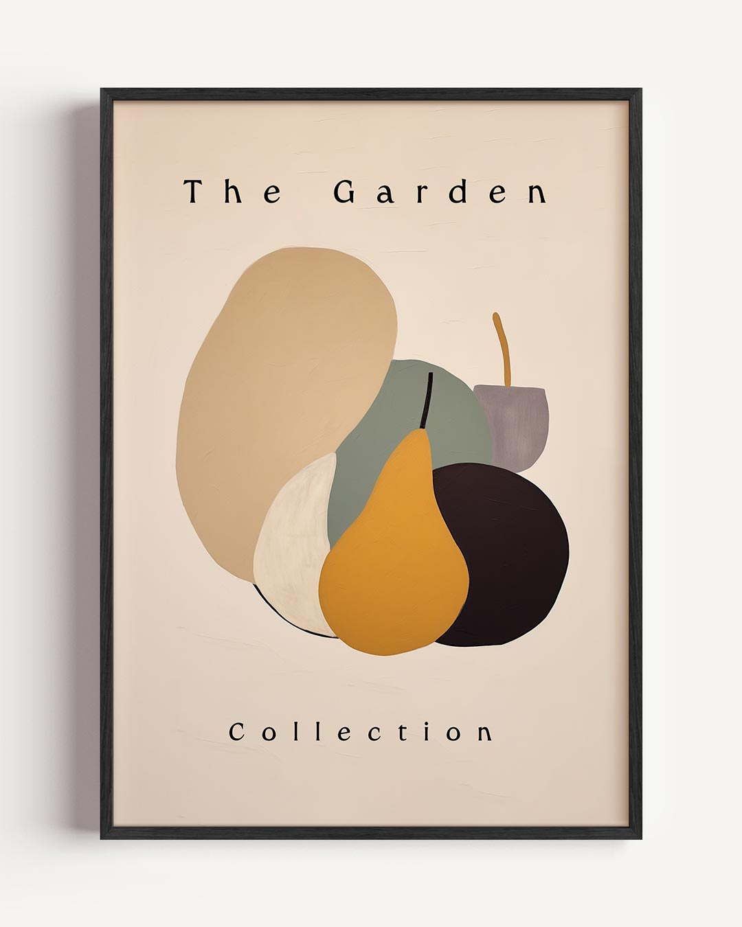 Abstracte Fruitvormen Poster-WallArtistic