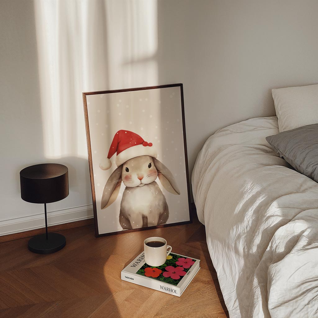 Kerstkonijn Poster
