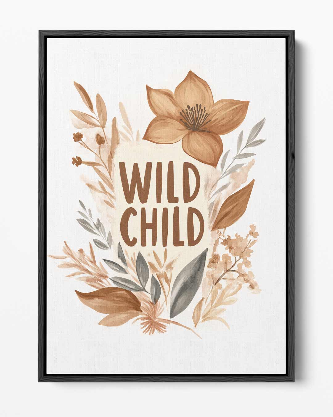 Wild Child Bloemenprint Kunstwerk-canvas-dibond-plexiglas-wanddecoratie-WallArtistic