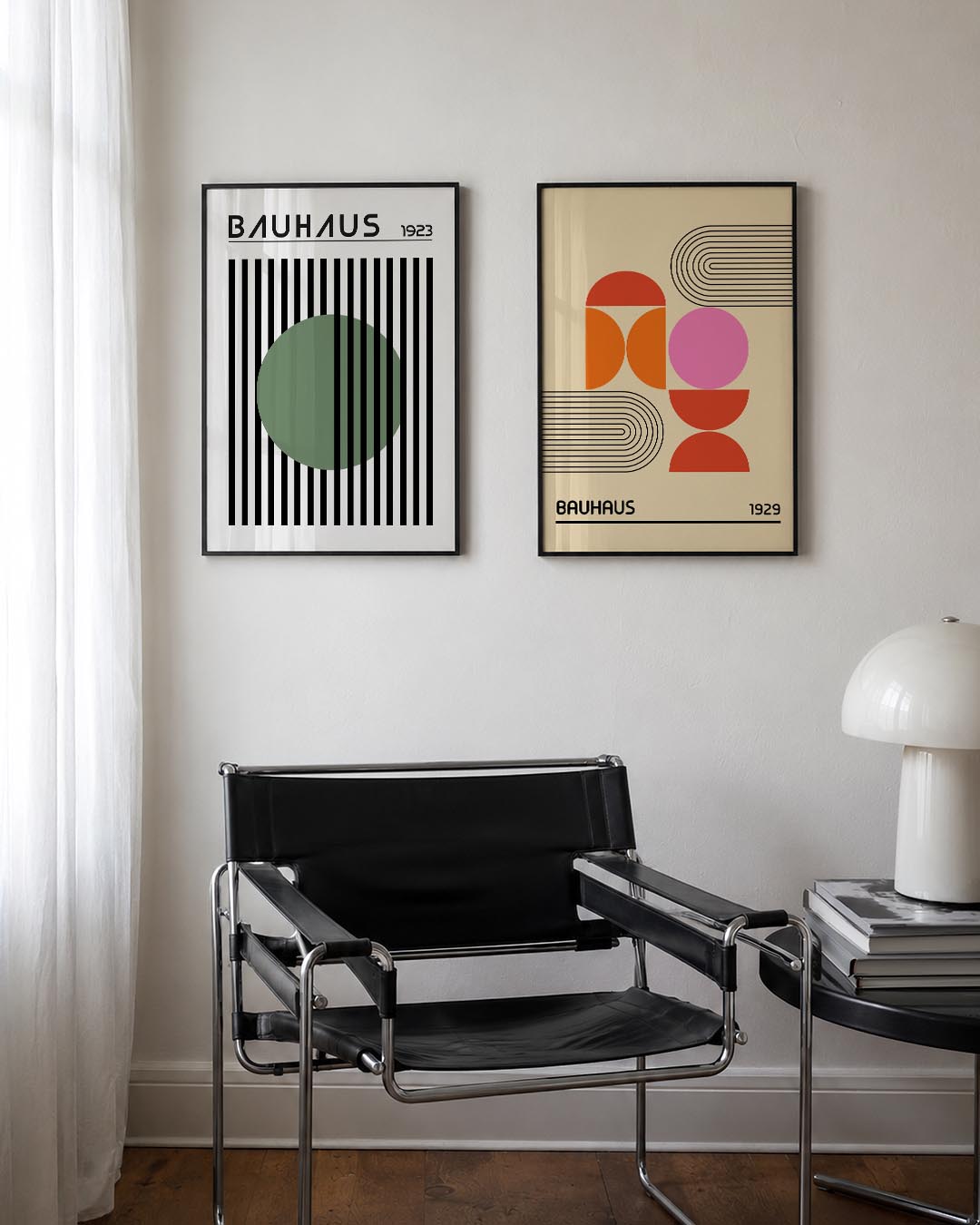 Lijnen en cirkel Posterset