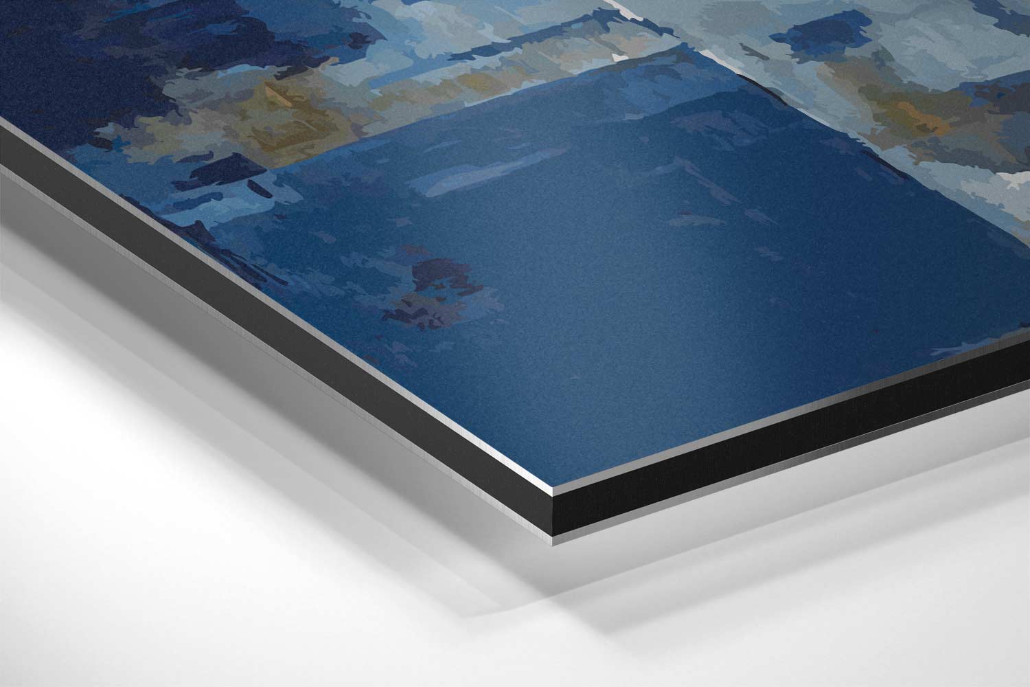 Nachtelijke Reflecties Kunstwerk-canvas-dibond-plexiglas-wanddecoratie-WallArtistic