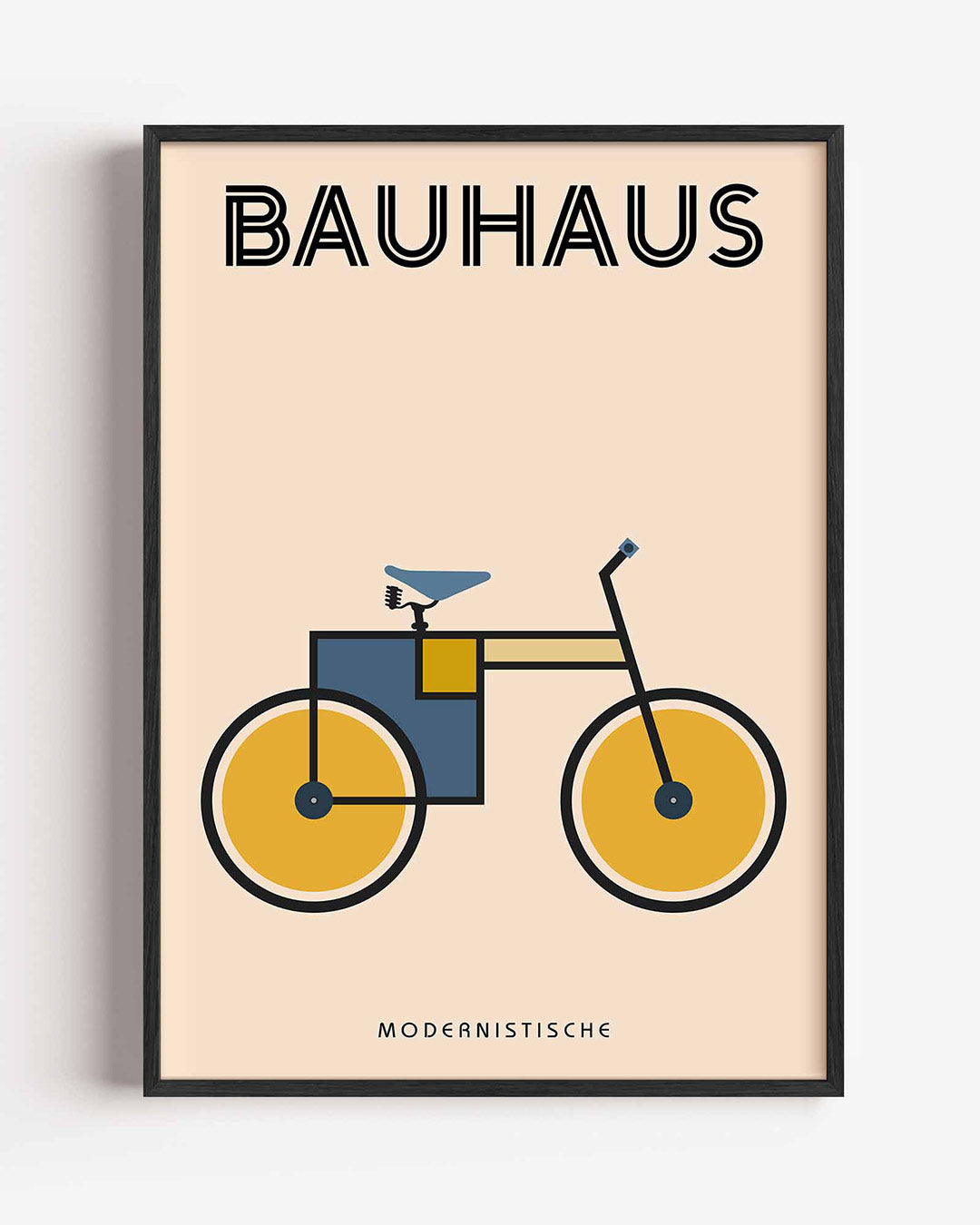 Fietsvorm en kleur Poster