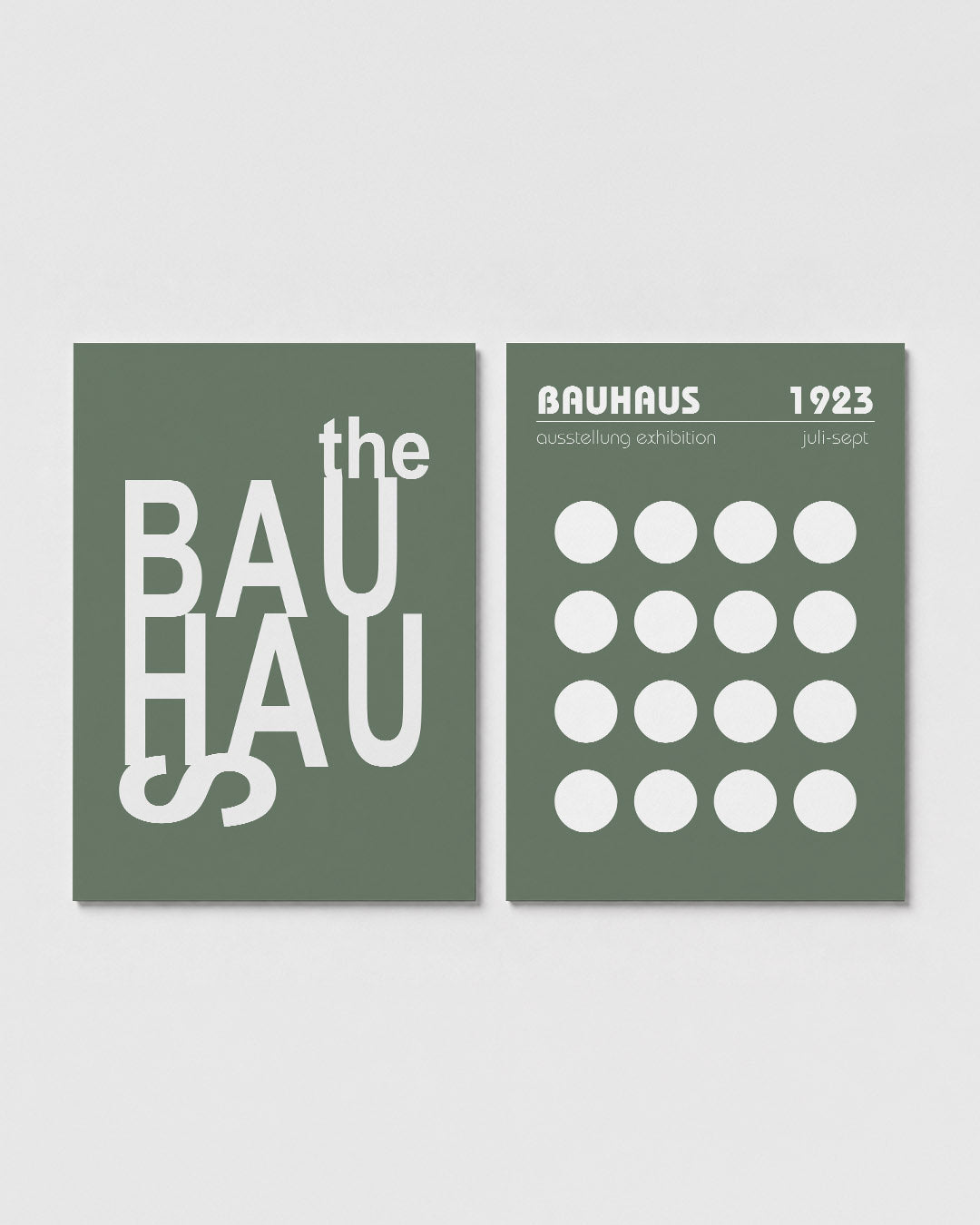 Typografisch spel Posterset