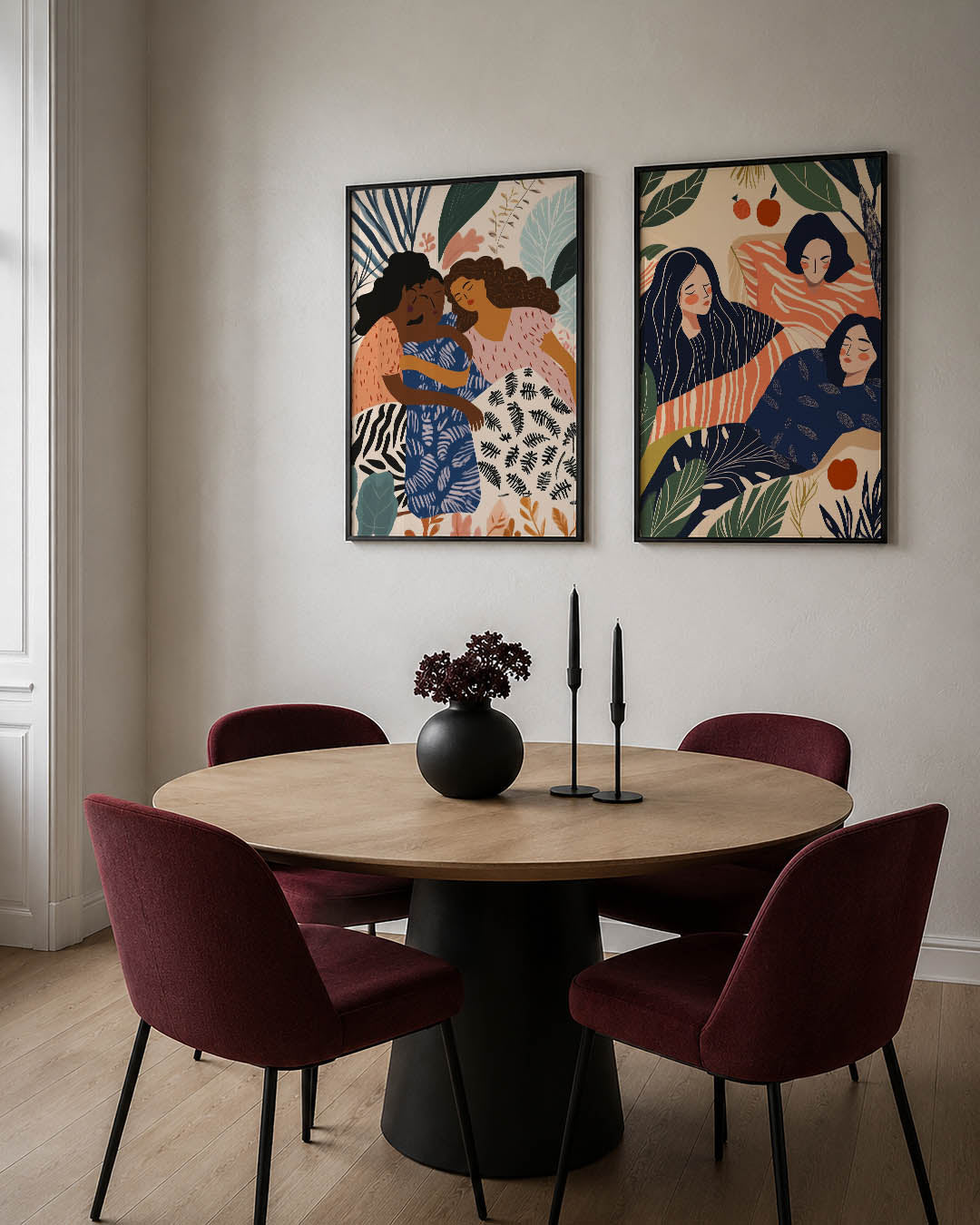 Vormen en vriendschap Posterset