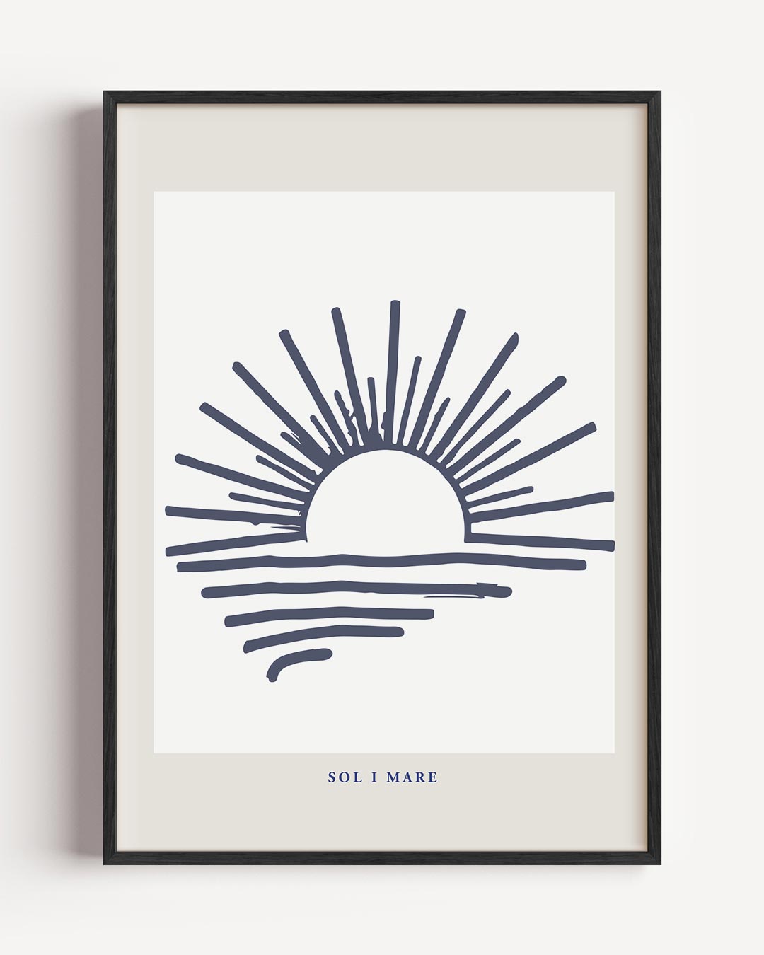 Zonsondergang aan Zee Poster-WallArtistic