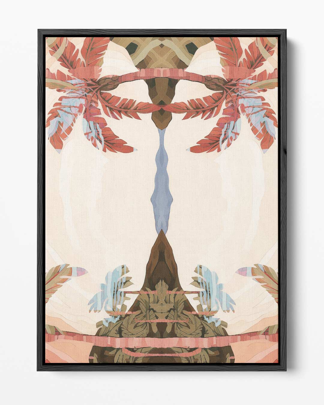 Tropische Oase Illusie Kunstwerk-canvas-dibond-plexiglas-wanddecoratie-WallArtistic