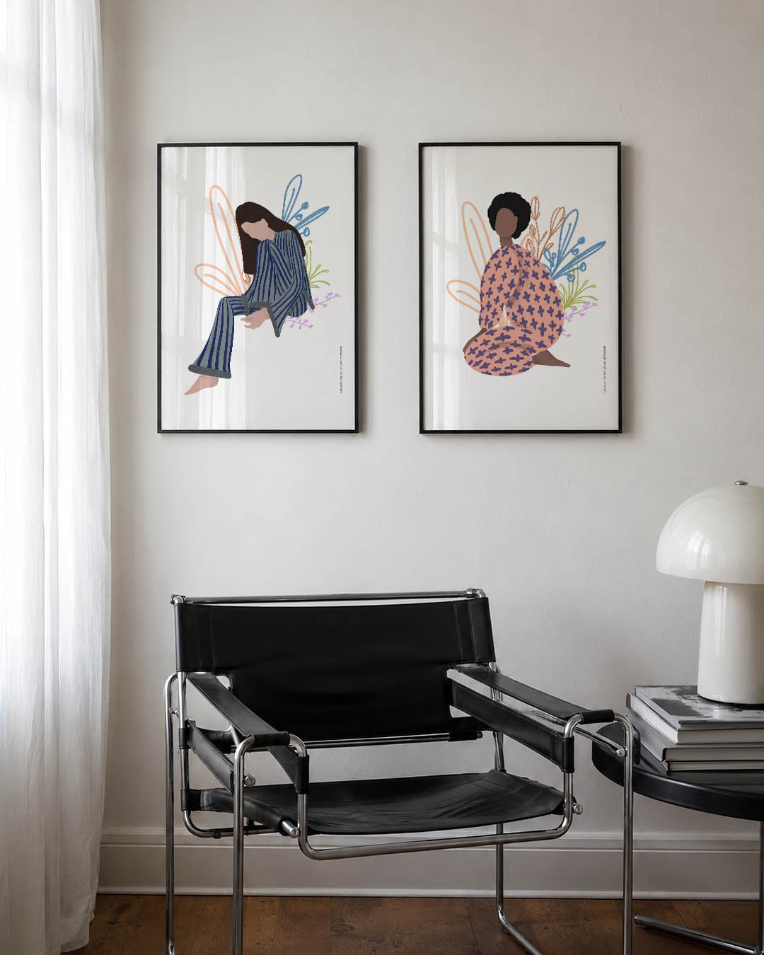 Gestreepte rust Posterset
