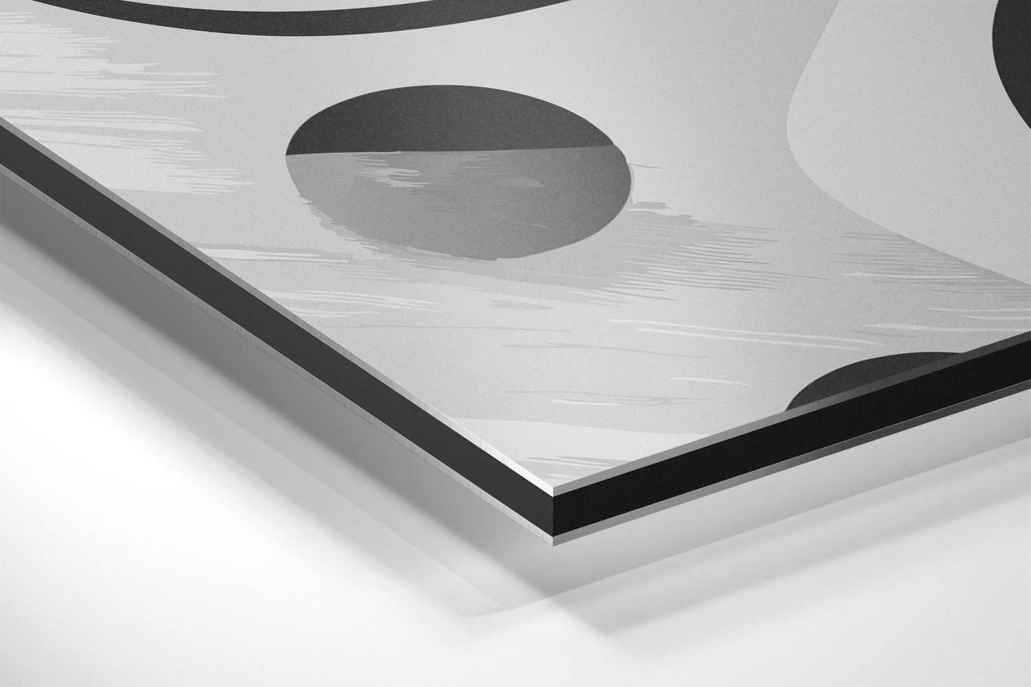 Modern Abstracte Vormen Kunstwerk-canvas-dibond-plexiglas-wanddecoratie-WallArtistic