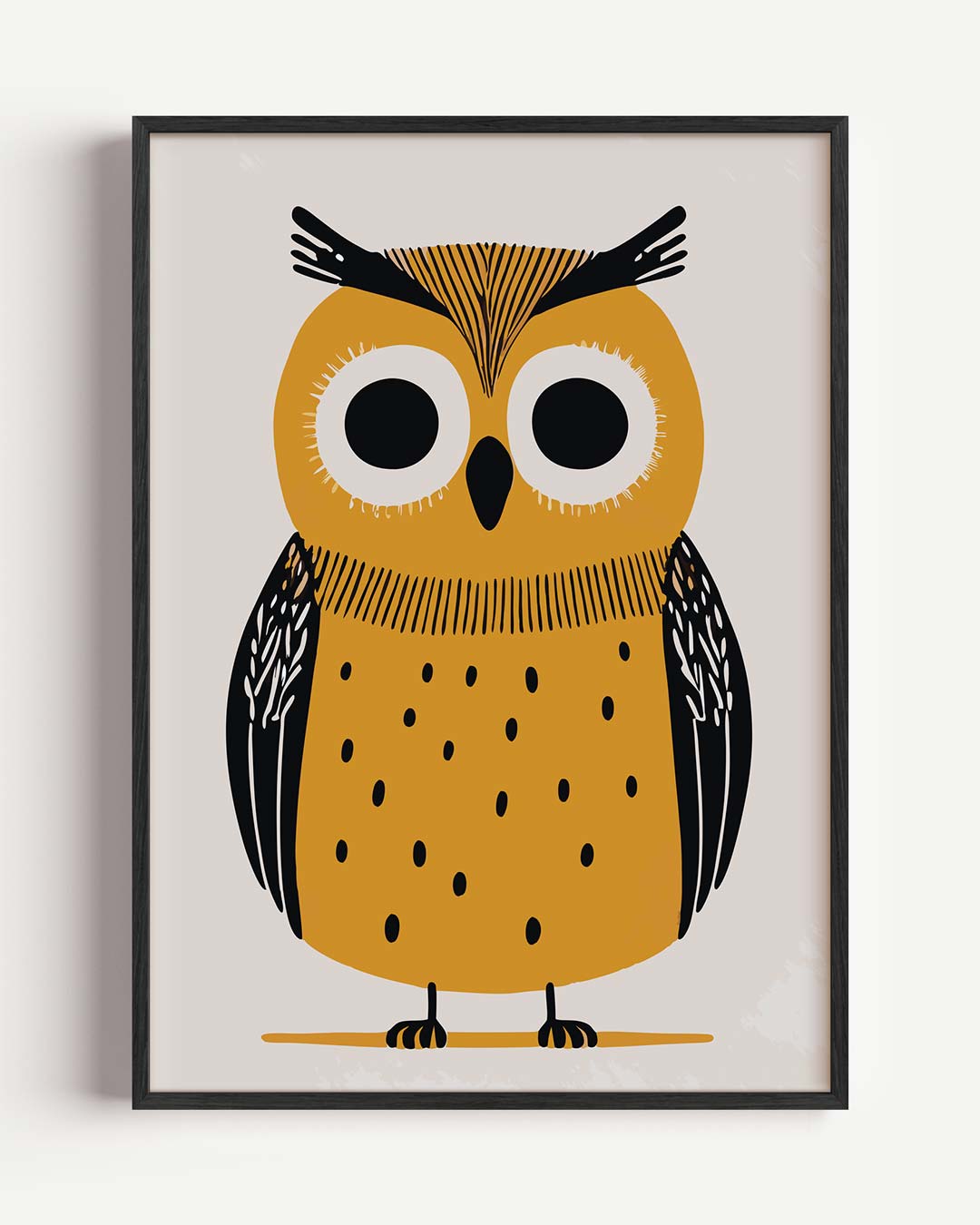 Schattige Uil Poster