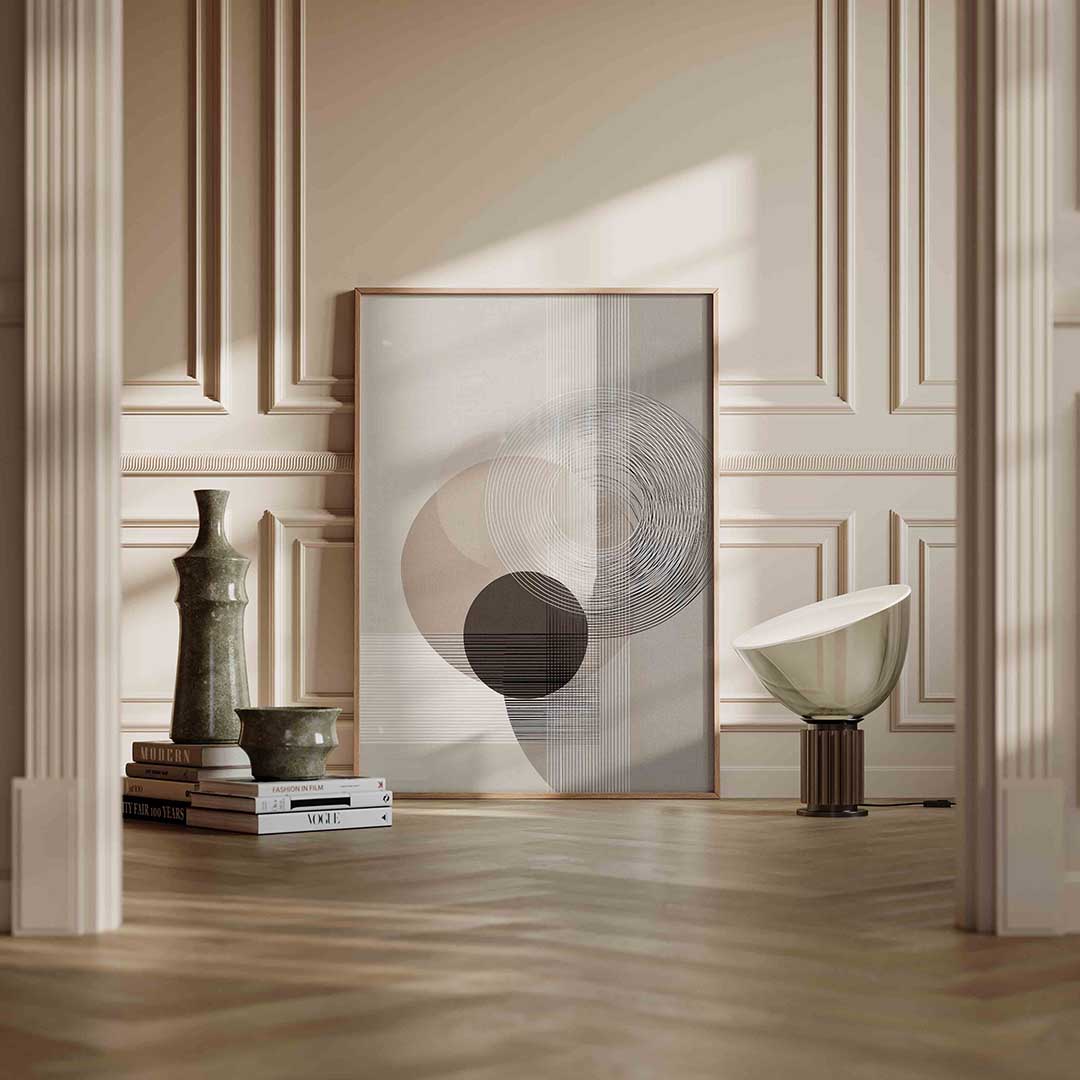 Abstracte cirkels Poster