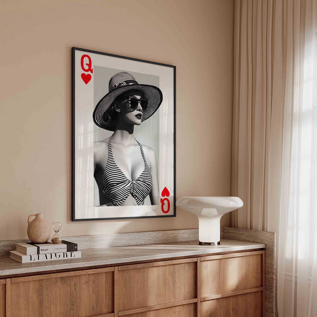 Vrouw met hoed Poster