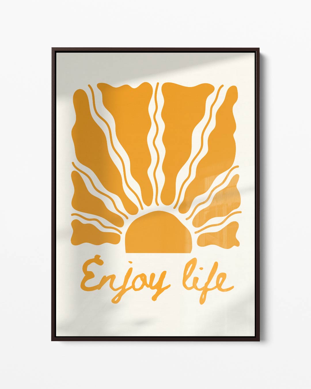 Stralende Zon 'Enjoy Life' Kunstwerk Kunstwerk-canvas-dibond-plexiglas-wanddecoratie-WallArtistic