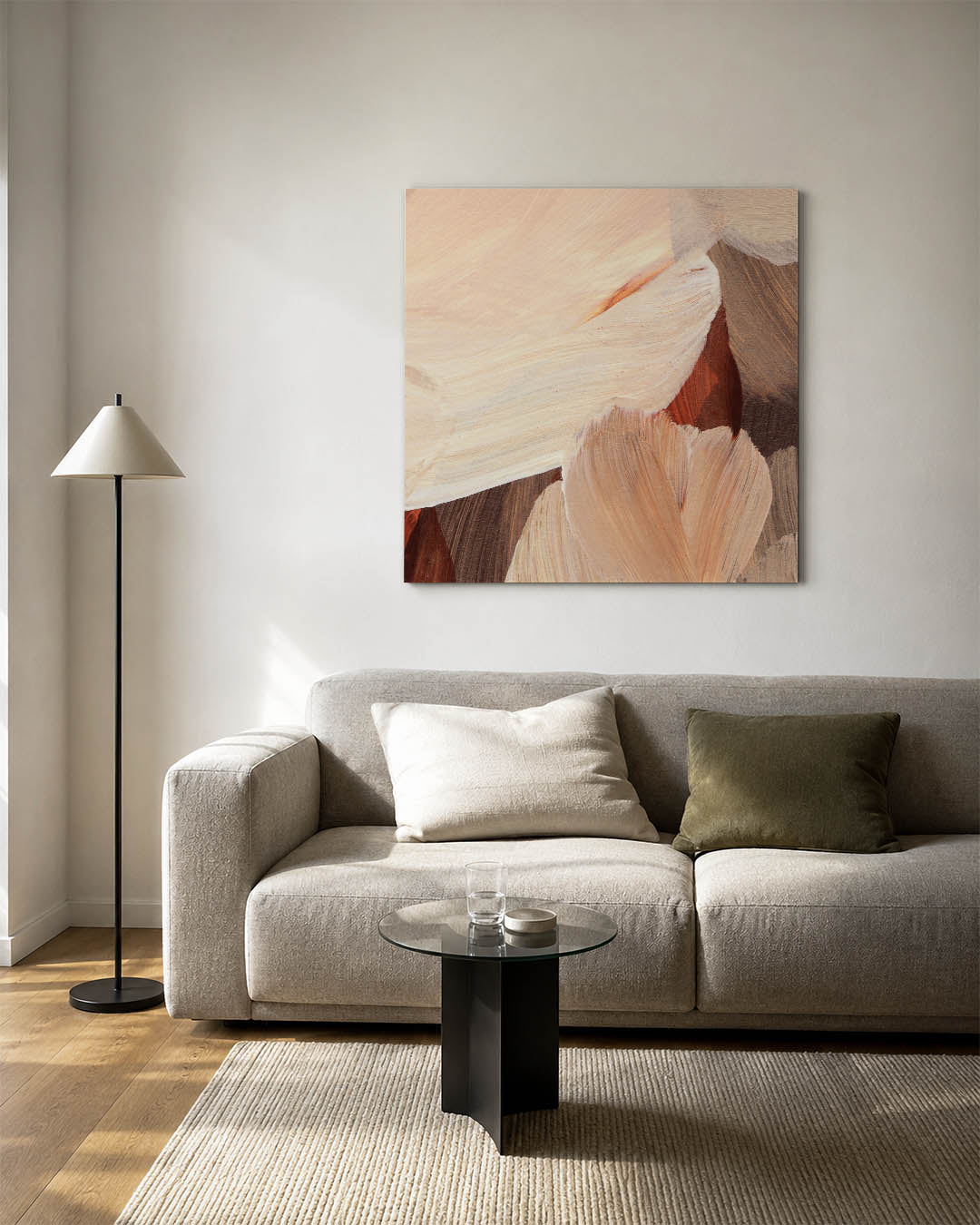 Penseelstreken Kunstwerk