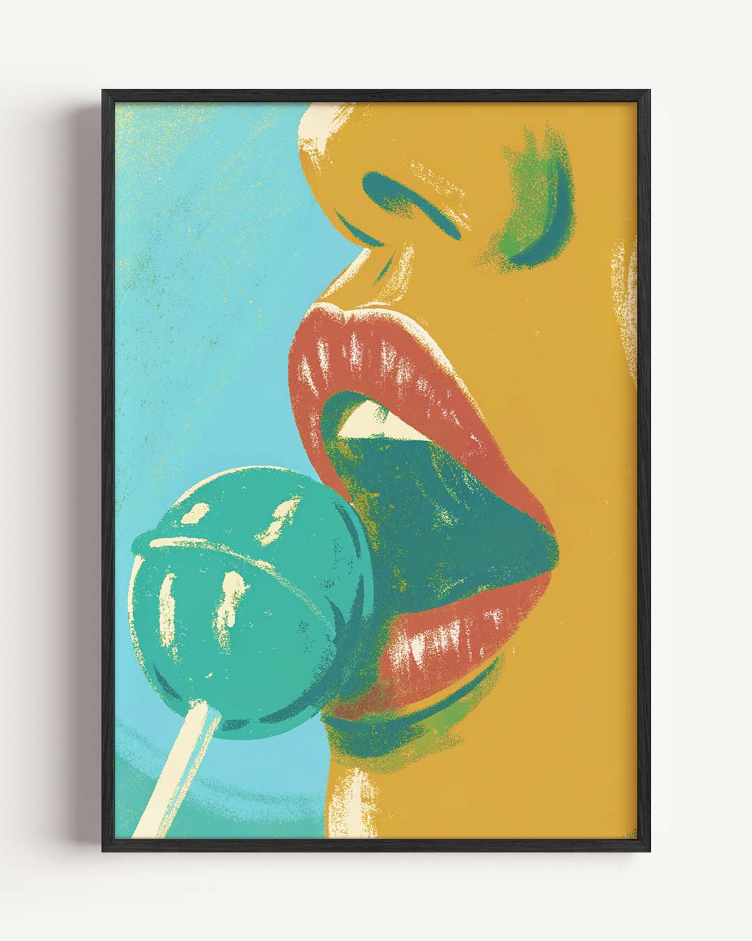 Sensuele Kunstposter met Lolly Poster