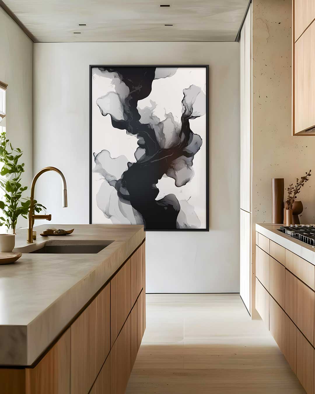Mystieke Wolken in Beweging Kunstwerk-canvas-dibond-plexiglas-wanddecoratie-WallArtistic