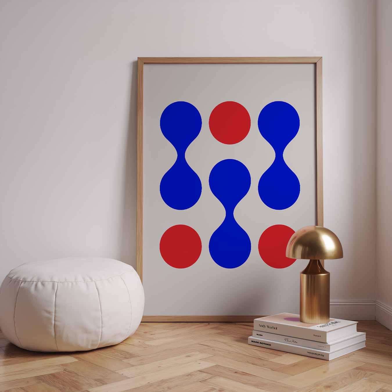 Abstracte Moderne Cirkelpatronen Poster