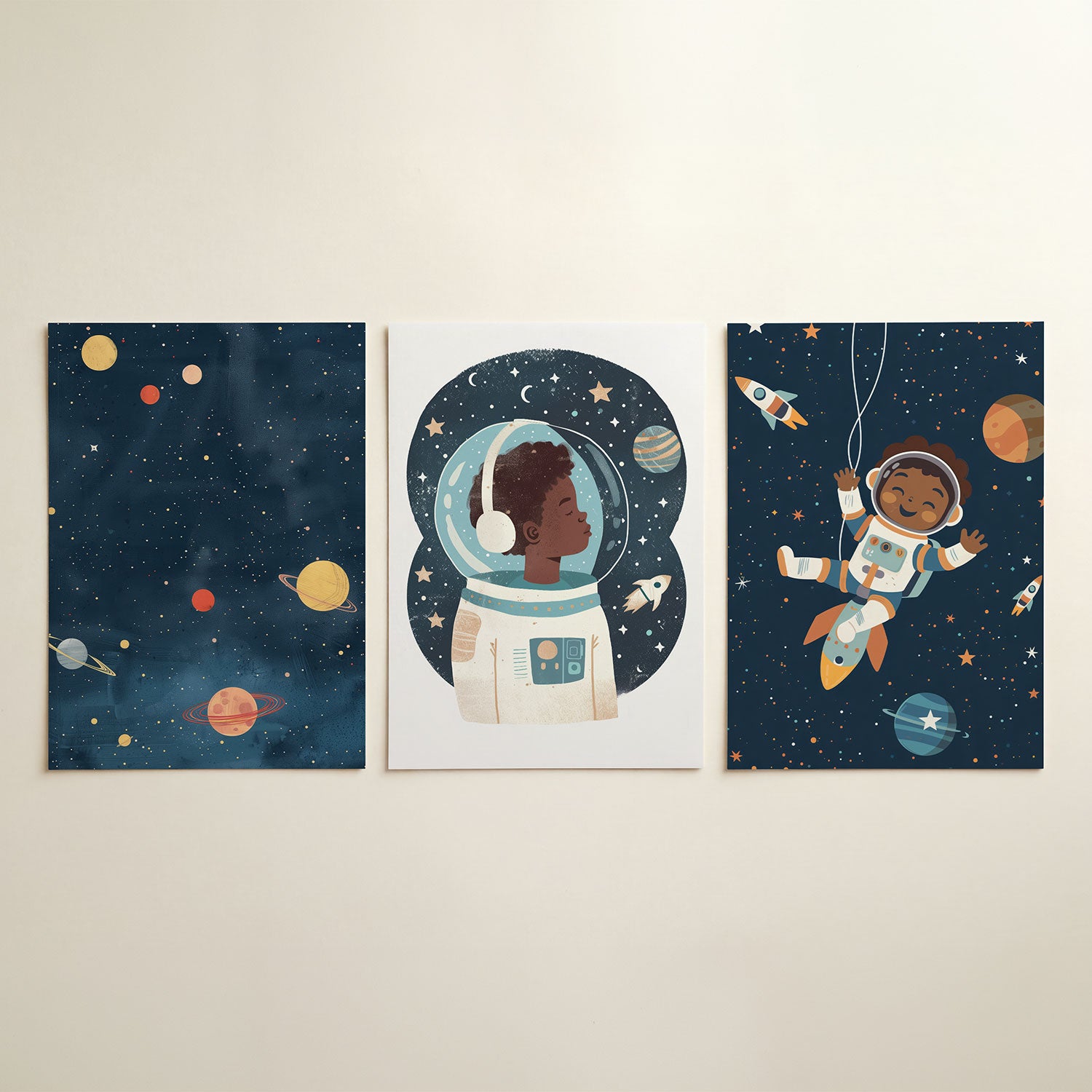 Hemelse kleurvlakken Posterset