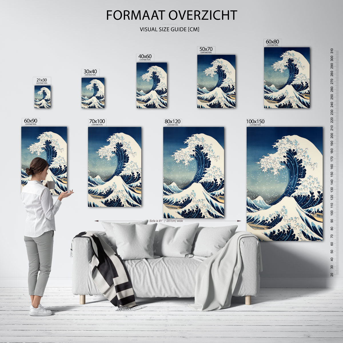 Grote golf Poster
