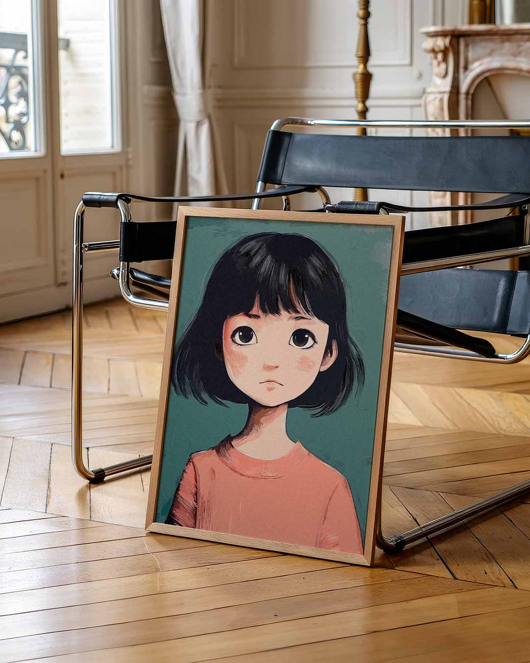 Dromerige Meisjesblik Poster