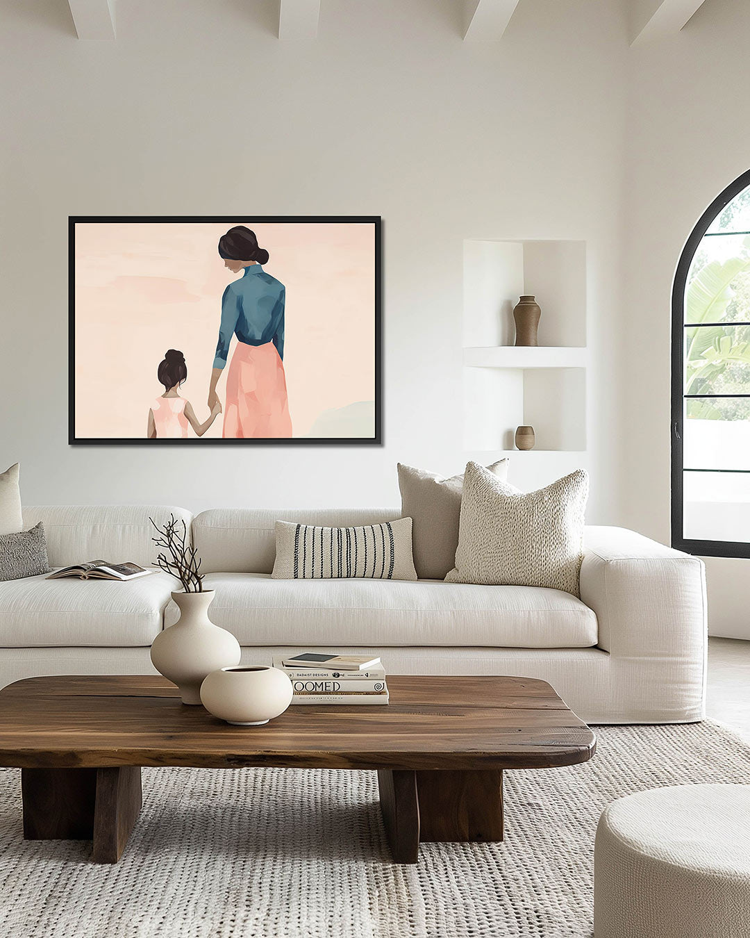 Moeder en kind Kunstwerk