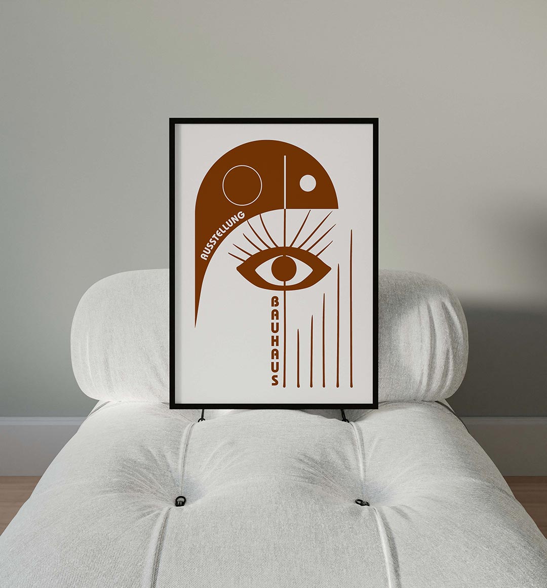 Oog en lijnen Poster