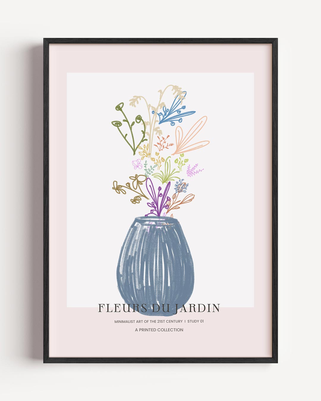 Modern Bloemenkunstwerk Poster-WallArtistic