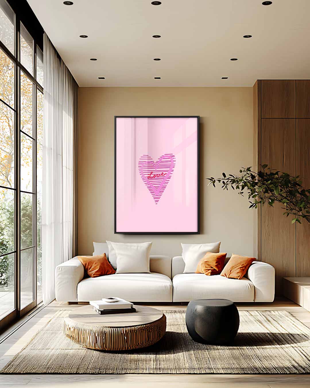 Hart van Liefde Kunstwerk-canvas-dibond-plexiglas-wanddecoratie-WallArtistic