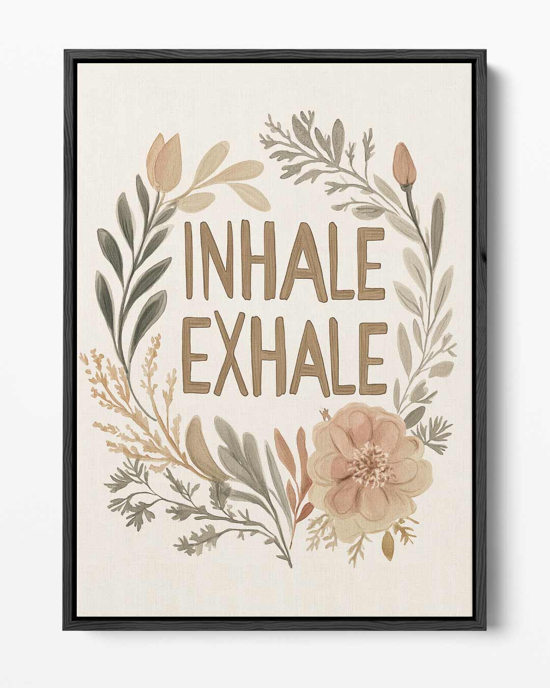 Botanische Ademhaling Poster Kunstwerk-canvas-dibond-plexiglas-wanddecoratie-WallArtistic