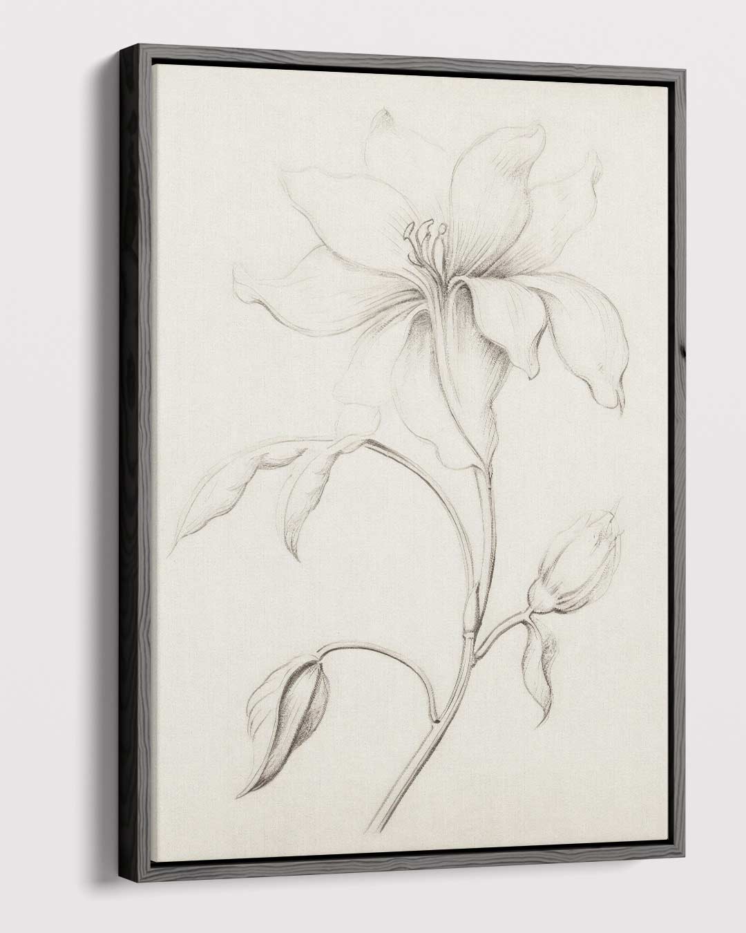 Subtiele Bloemenpracht Kunstwerk-canvas-dibond-plexiglas-wanddecoratie-WallArtistic
