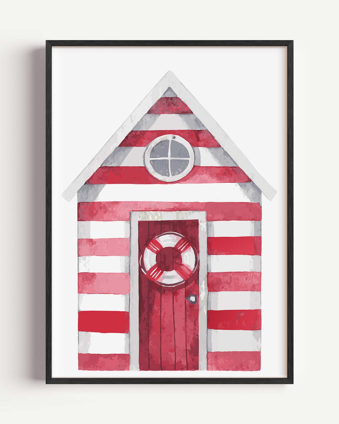Strandhuisje Poster